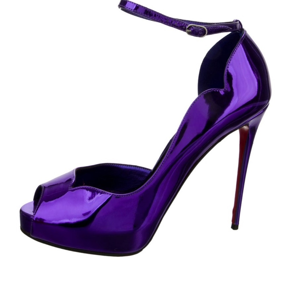 Christian Louboutin Purple Heels